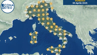 Photo of Meteo Italia oggi: sole al Nord, nuvole e piogge al Sud