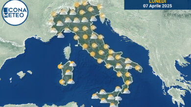 Photo of Meteo Italia oggi: Nuvole e piogge su Nord, Centro e Sud