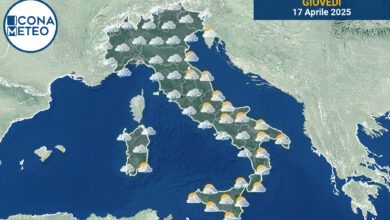 Photo of Meteo Italia oggi: piogge al Nord, variabilità al Centro e Sud