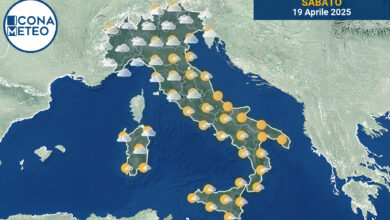 Photo of Meteo Italia oggi: nuvole e piogge sparse su gran parte del Paese