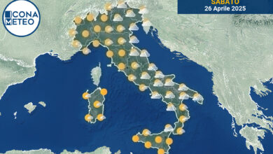 Photo of Meteo Italia oggi: sole e nuvole, piogge isolate al Nord