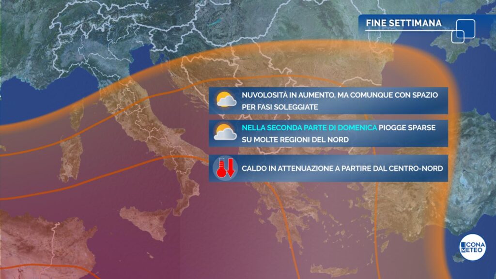 meteo maltempo weekend