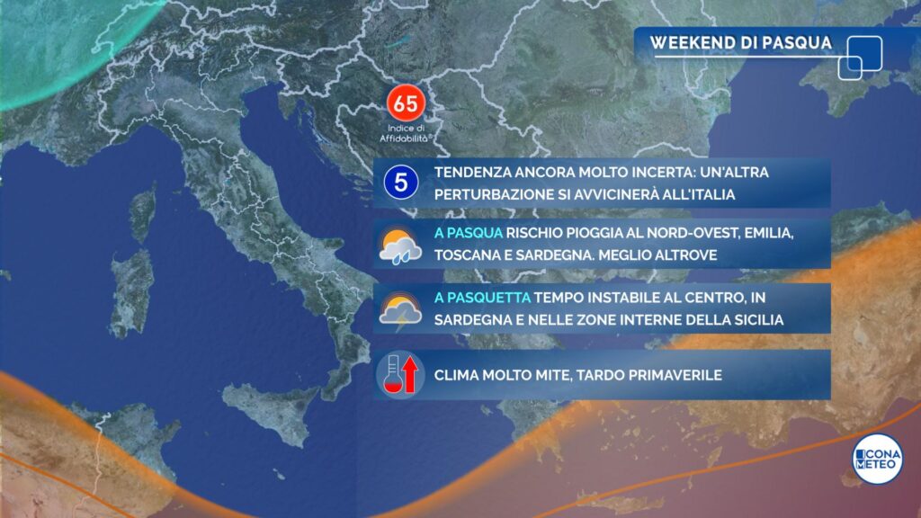 meteo pasqua pasquetta 2025