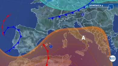 Photo of Allerta meteo gialla in 4 regioni. Piogge e temporali in arrivo