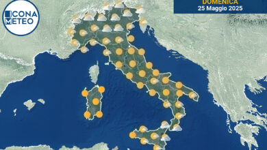 Photo of Meteo Italia oggi: sole al Centro, piogge in Nord e Sud