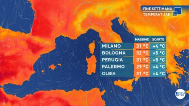 Photo of Meteo: caldo estivo in arrivo. Le temperature previste