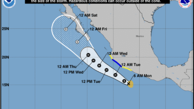 Photo of Tempesta tropicale Flossie al largo del Messico: rischio alluvioni e frane