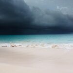 uragano spiaggia