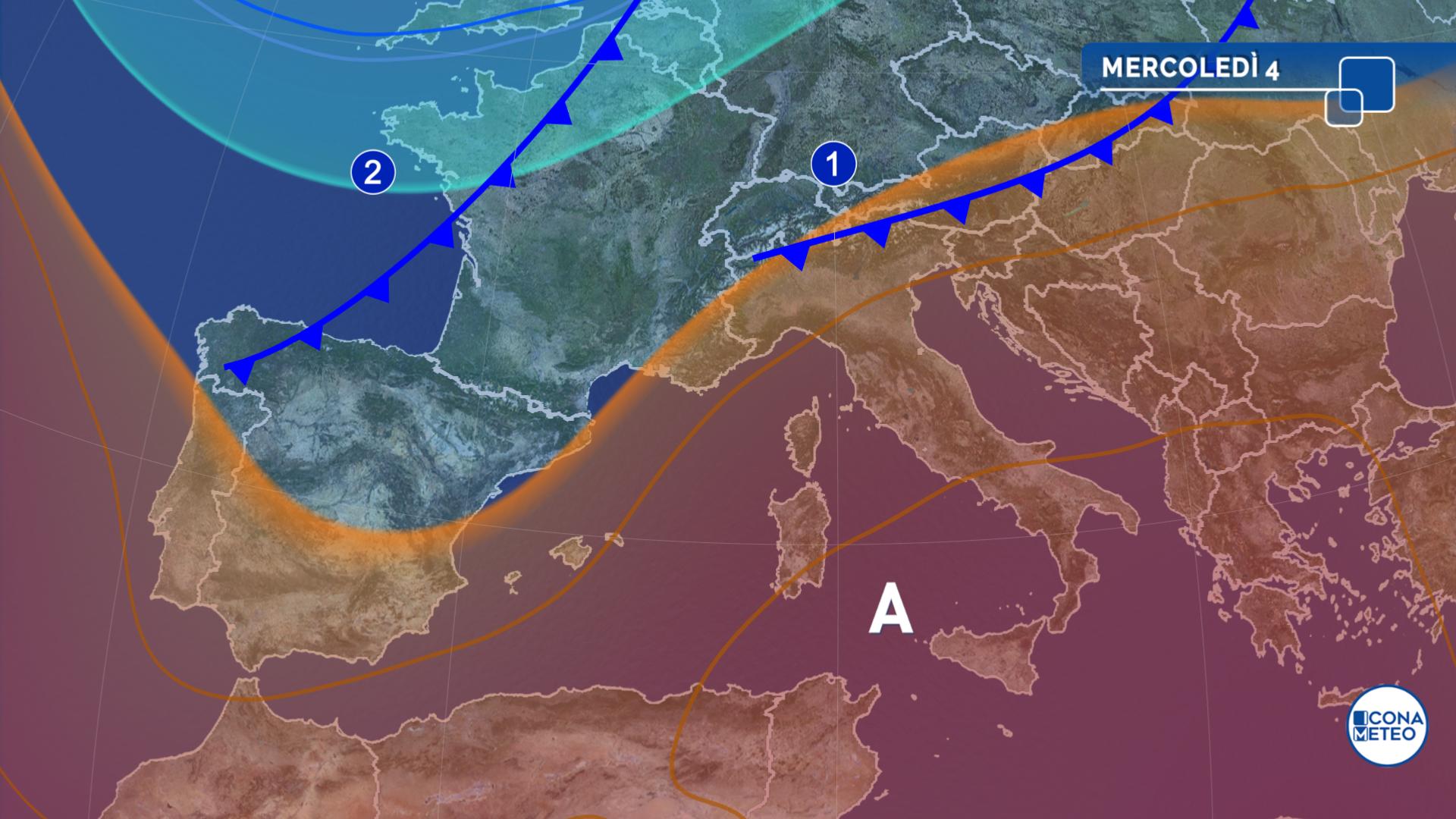 meteo oggi temporali