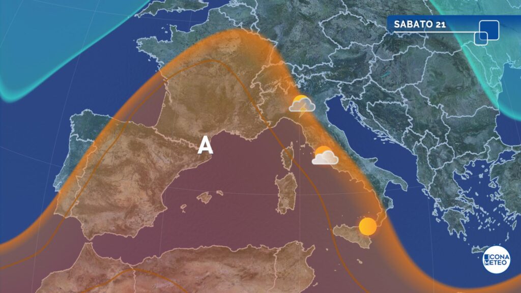 previsioni sabato 21