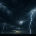 cielo con nuvole temporalesche