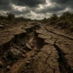 terreno con terremoto