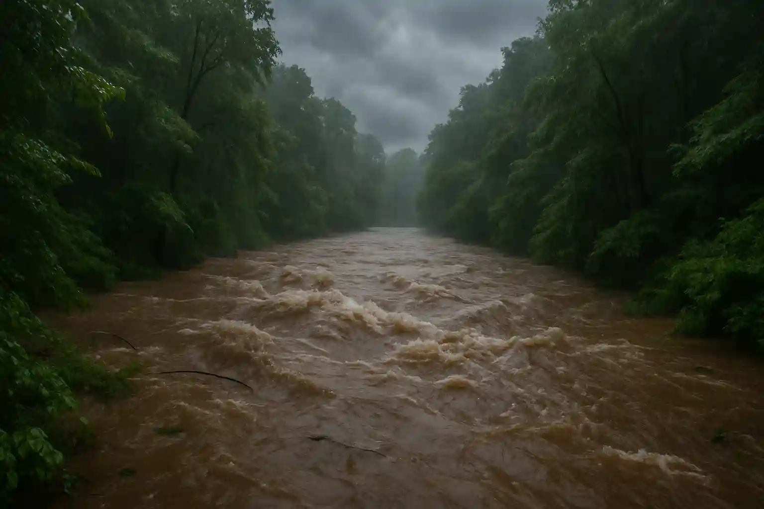 fiume fangoso