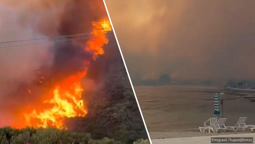 incendi grecia chios