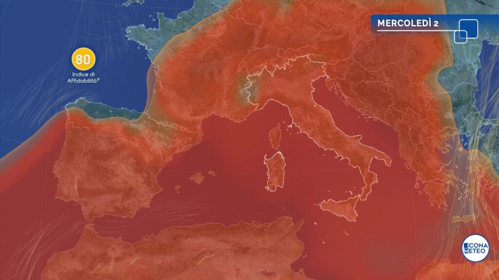 meteo luglio caldo estate