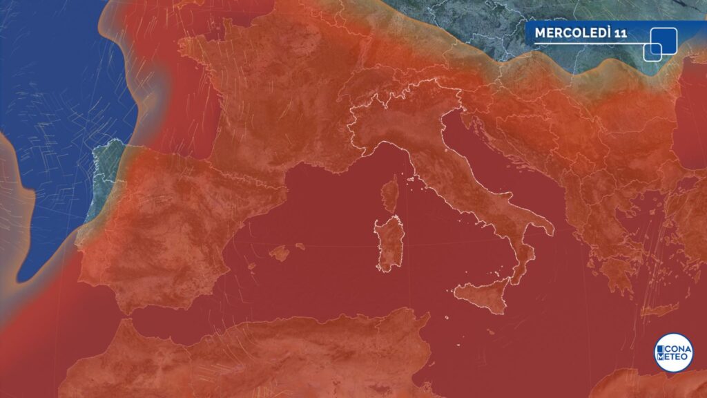 meteo italia caldo