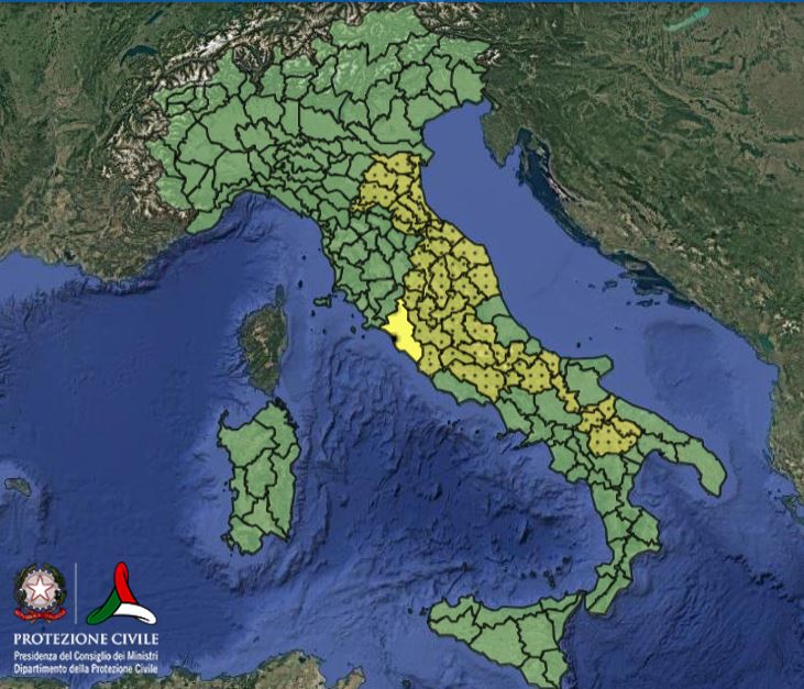 meteo italia allerta