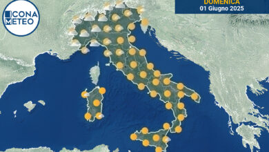 Photo of Meteo Italia oggi: Sole e qualche rovescio al Nord, caldo al Centro e Sud
