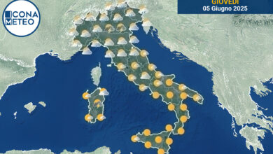 Photo of Meteo Italia: Domani nuvole e temporali al Nord, sole al Sud