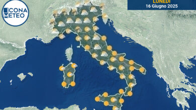 Photo of Meteo Italia domani: temporali al Nord, sole al Centro e Sud