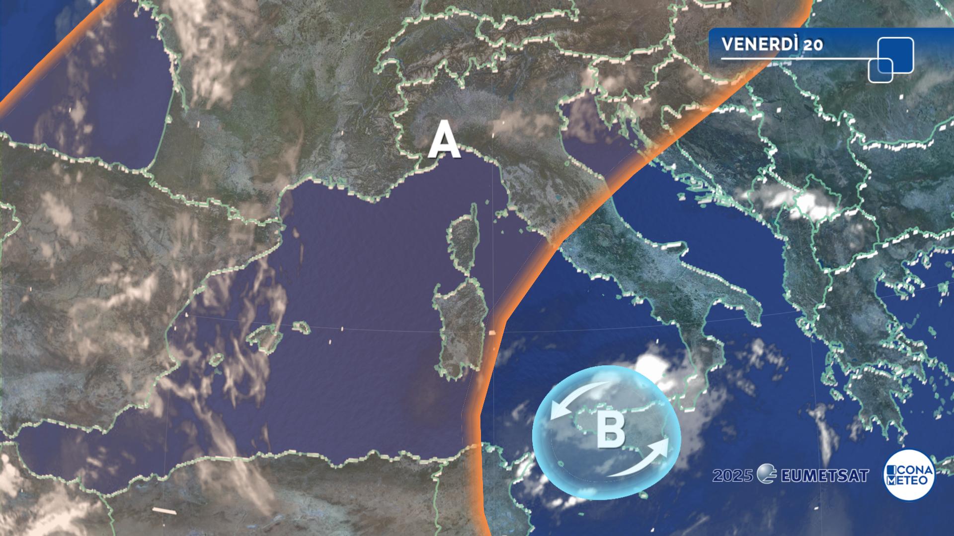 meteo oggi venerdì 20 giugno