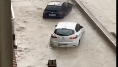 Photo of Violenti temporali e inondazioni in Spagna: emergenza in Aragona per piogge intense