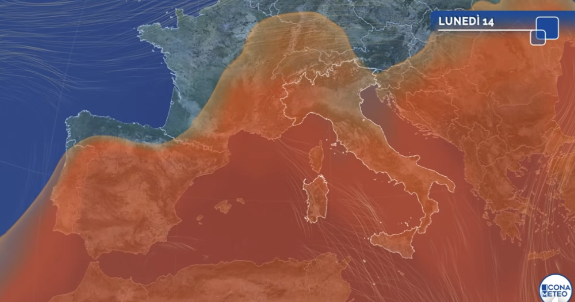 meteo lunedì