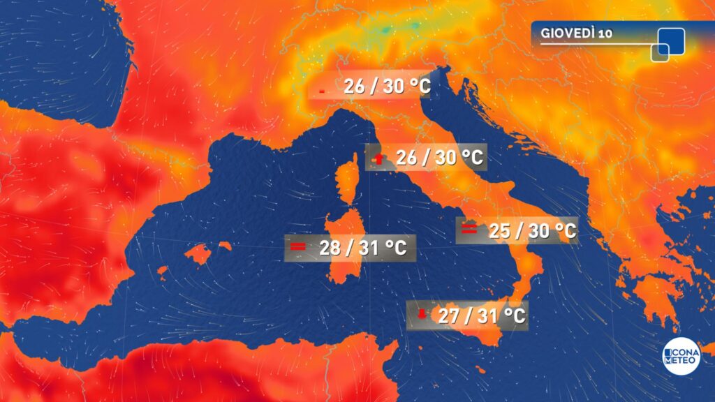 previsioni meteo oggi italia