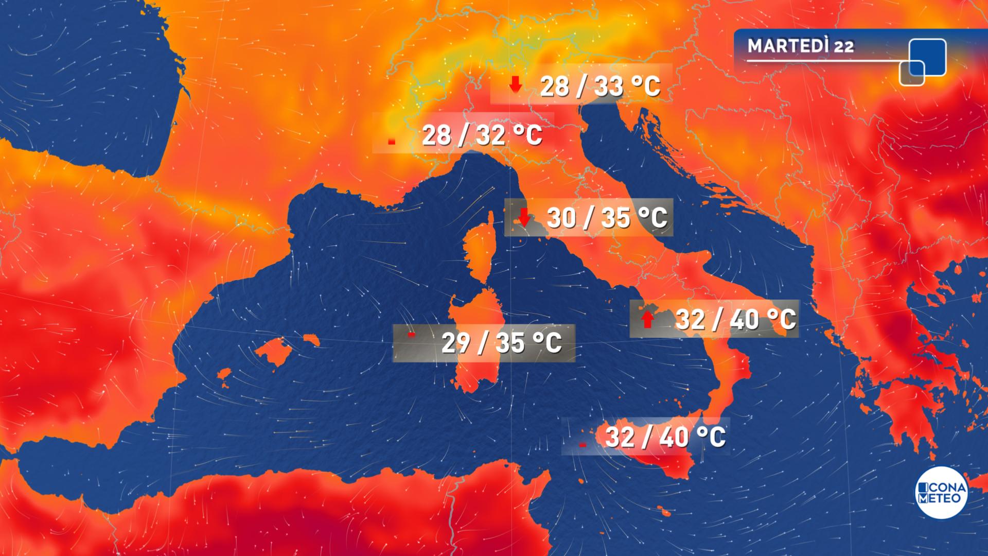 previsioni meteo italia oggi