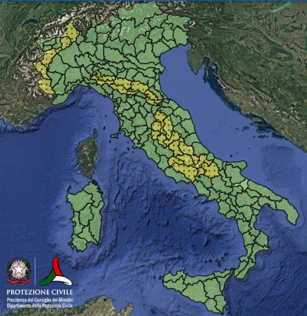 allerta grandine temporali