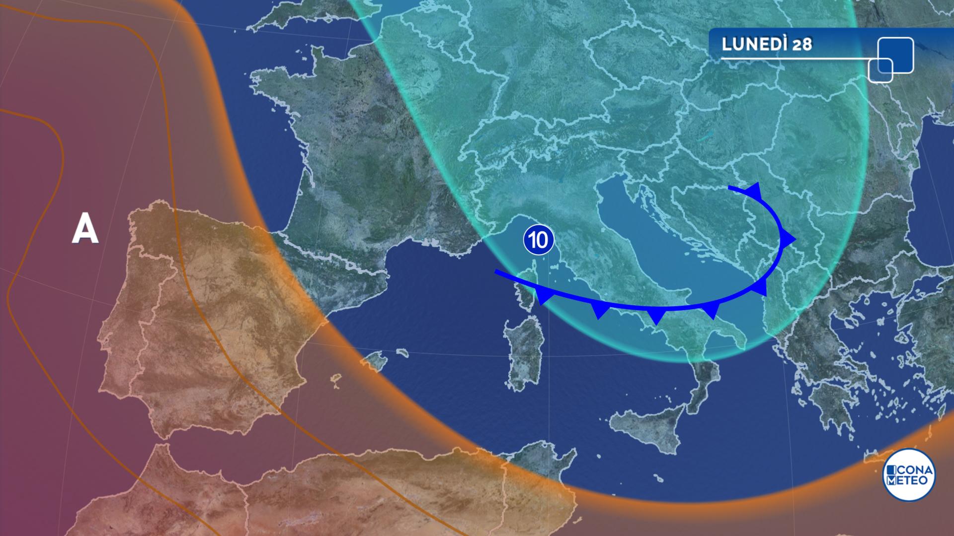 meteo italia domani
