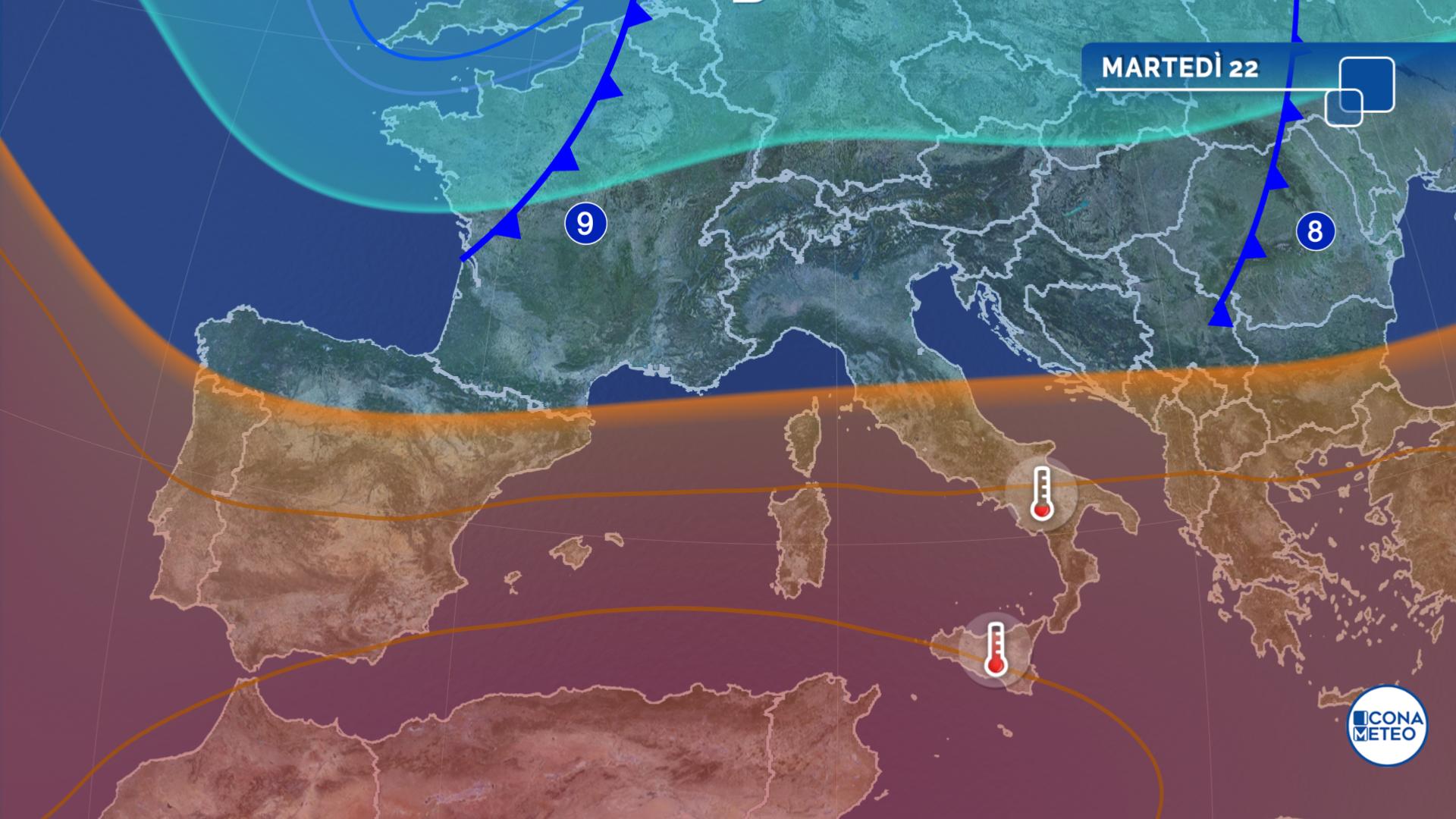 previsioni meteo domani