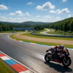 Circuito motociclistico Brno di giorno