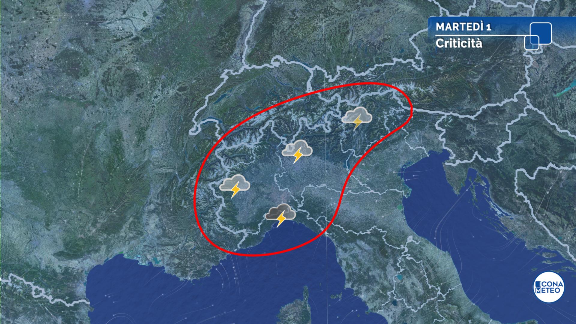 previsioni meteo oggi