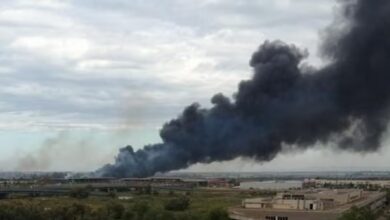 Photo of Incendio vicino all’aeroporto di Fiumicino: nube di fumo nero e allerta a Roma