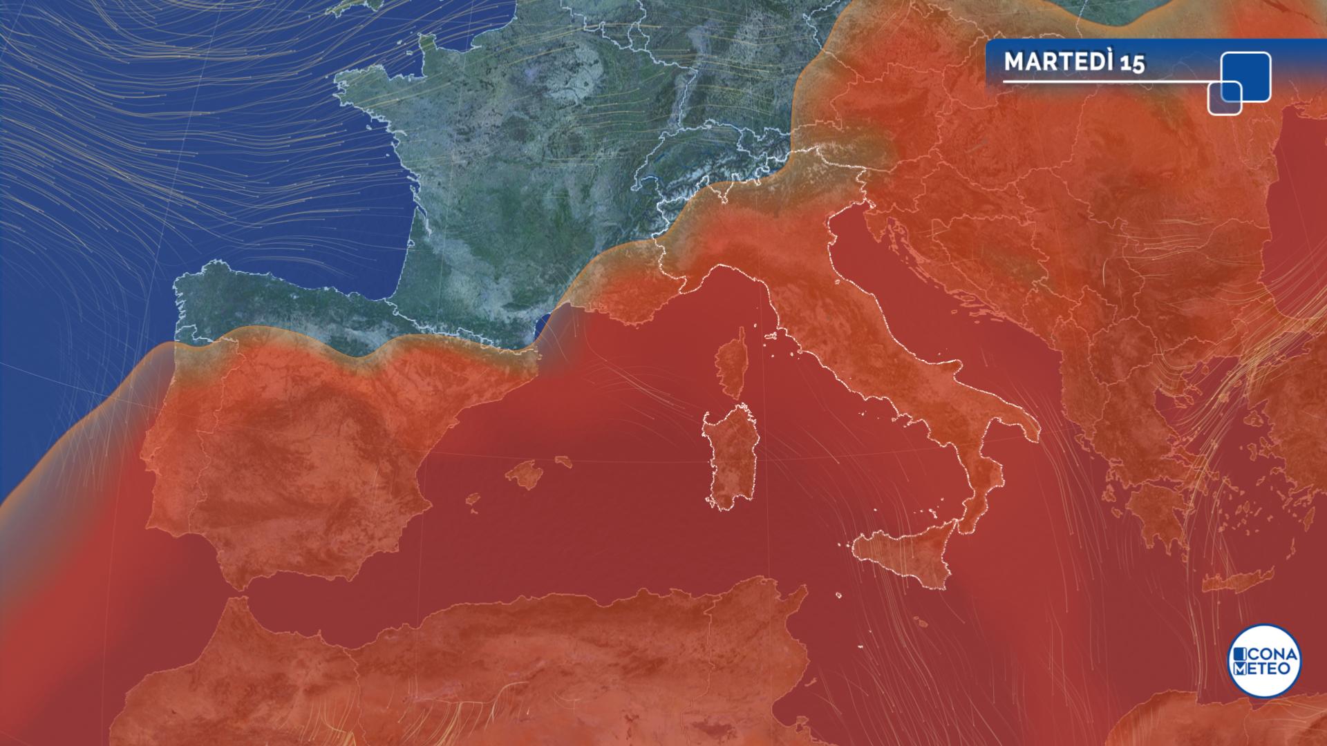 meteo caldo prossima settimana luglio