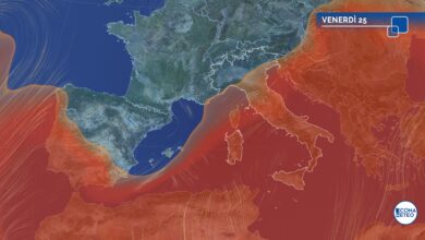 Photo of Previsioni meteo domani: ancora maltempo al Nord! Molto caldo al Sud e in Sicilia