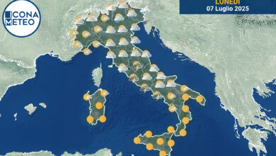 Photo of Meteo Italia oggi: sole al Nord, temporali al Centro e Sud