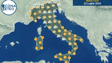 Photo of Meteo Italia oggi: Sole e caldo in tutte le zone, possibili rovesci