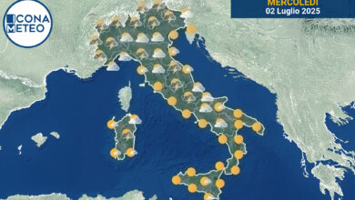 Photo of Meteo Italia domani: Sole e temporali sparsi al Nord, caldo al Centro e Sud