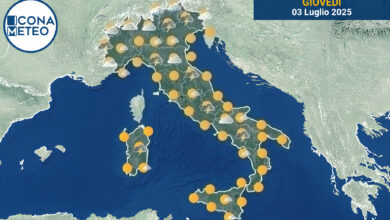 Photo of Meteo Italia: Sole e Caldo Domani, Temporali in Montagna