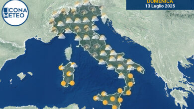 Photo of Meteo Italia: Instabilità e temporali diffusi domani
