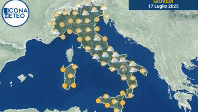 Photo of Meteo Italia: Sole e temporali sparsi domani su tutte le regioni