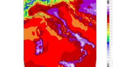 Photo of Caldo africano: termometri verso i 45°C al Sud e in Sicilia. Quando si smorza la calura?