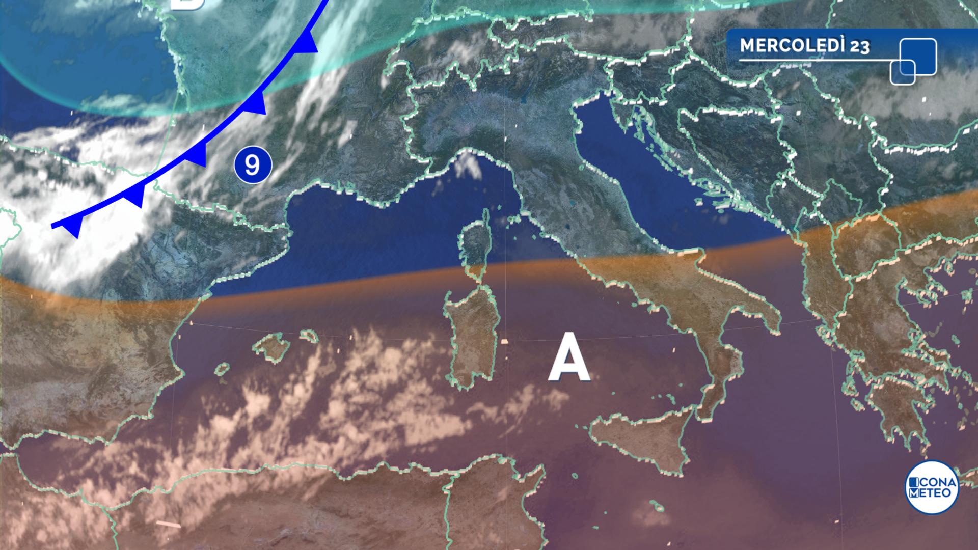 meteo italia oggi