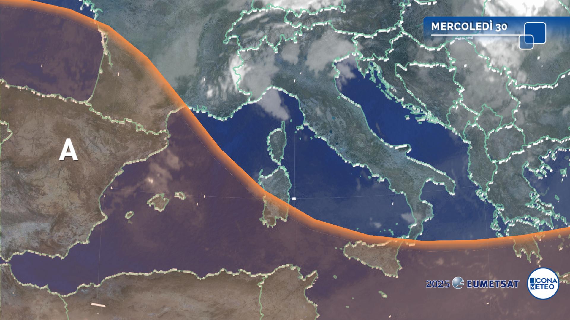 previsioni meteo italia oggi 30 luglio