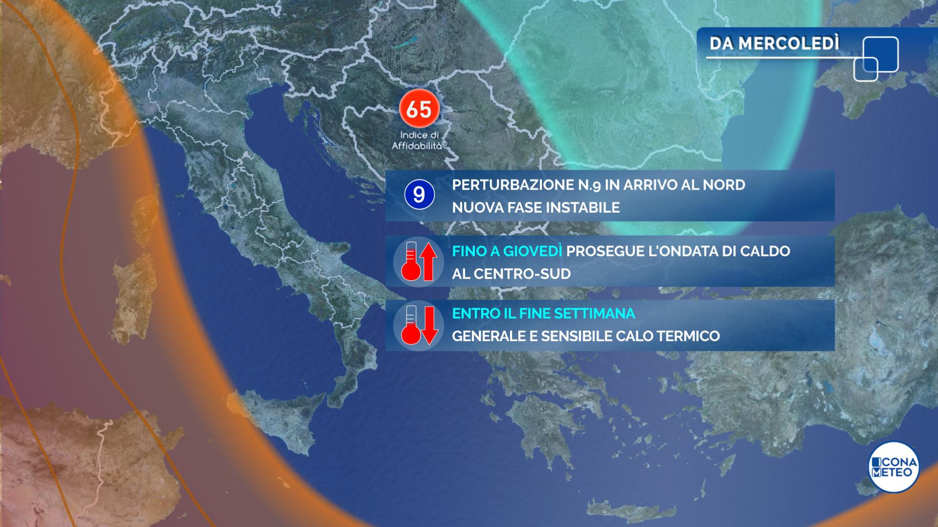 meteo italia prossima settimana