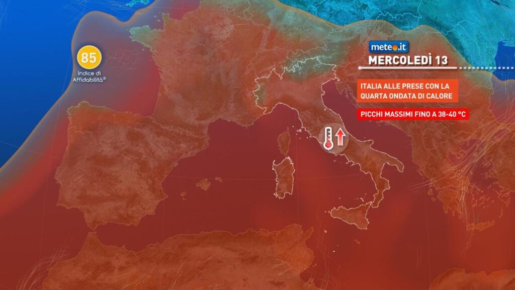 previsioni meteo caldo ferragosto
