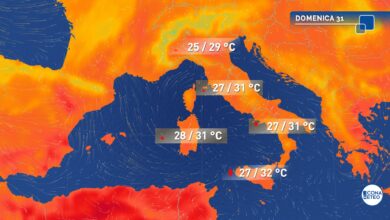Photo of Meteo domenica 31 agosto: ultima domenica d’estate con tempo stabile e aria più fresca