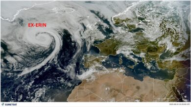 Photo of L’ex uragano Erin colpirà l’Europa! Italia in allerta: ecco chi rischia un maltempo intenso